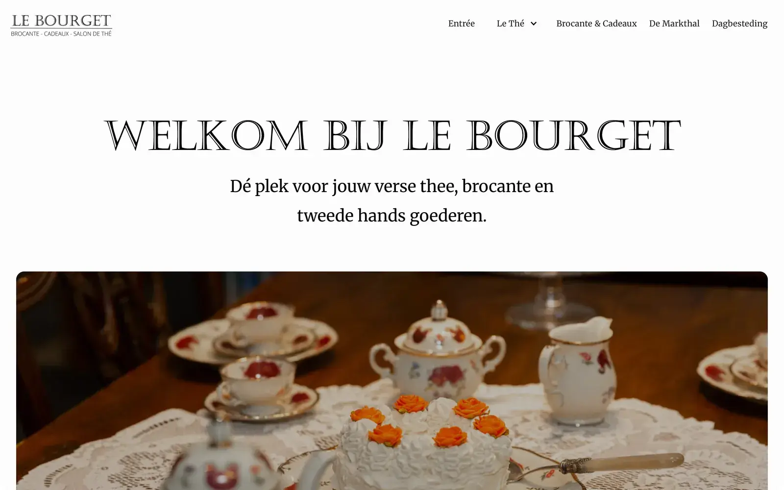 Le Bourget brocante- en theewinkelsite