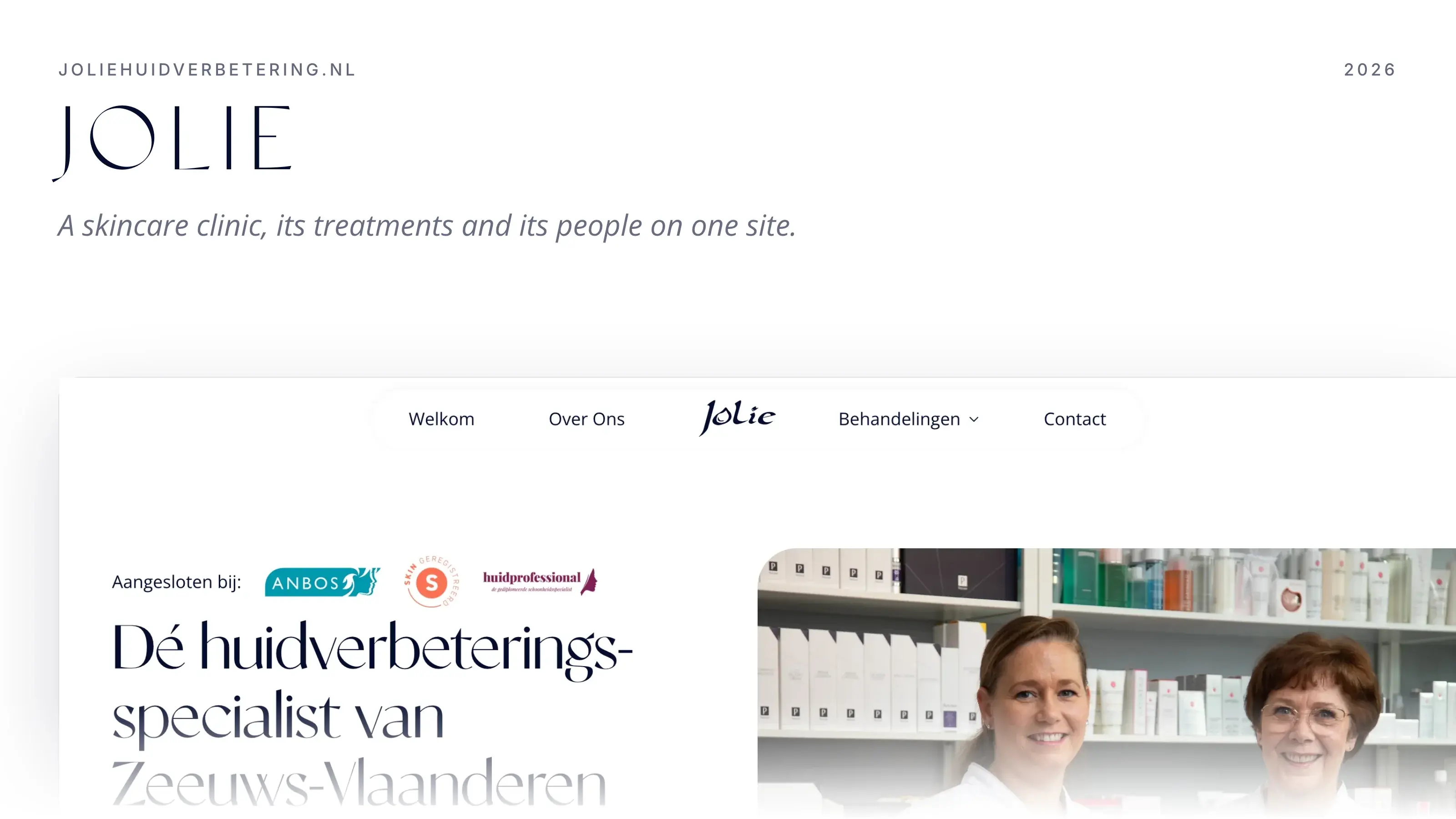 Site van Jolie Huidverbetering